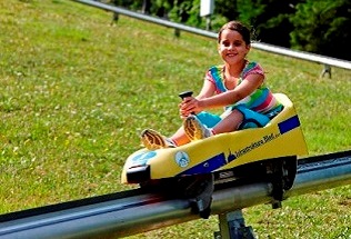 Summer tobogganing